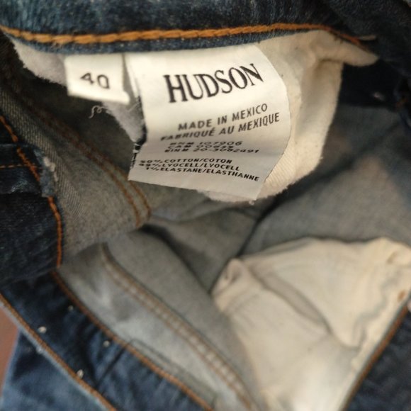 Men's Vintage Hudson  Sartor Slouchy Skinny Jeans Size 40 - Picture 4 of 6